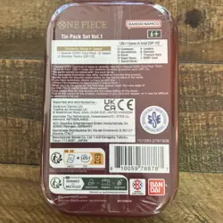 Lot of 2 One Piece Card Game Mini Tin Pack Set Vol 1 TS-01 Both Art Tins New - Image 5