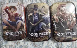 ONE PIECE CARD GAME - Mini TIN PACK Lot Of 3 Tins Set VOL. 2 - Image 1