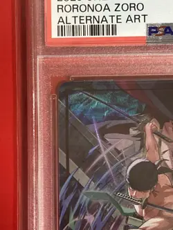 2025 PSA 10 Roronoa Zoro OP12-020 L Leader Parallel One Piece Card Game JPN - Image 2