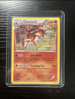 Pokemon TCG Charizard Legendary Treasures Holo Rare Card 19/113 - Image 1