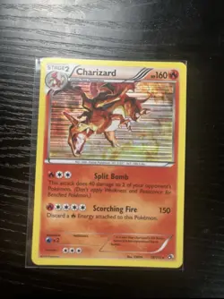 Pokemon TCG Charizard Legendary Treasures Holo Rare Card 19/113 - Image 3