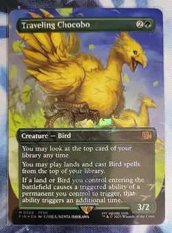 Traveling Chocobo (Borderless) (Chocobo Track Foil) Final Fantasy Foil - Image 1