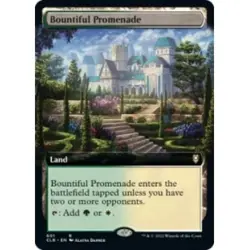 Bountiful Promenade (Extended Art) - Commander Legends Foil NM/M - Image 1