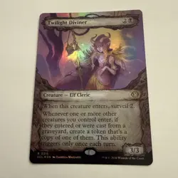 Twilight Diviner FOIL Showcase 315 Lorwyn Eclipsed ECL MTG Rare Unplayed Mint NM - Image 2