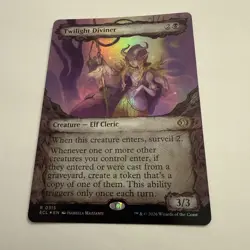 Twilight Diviner FOIL Showcase 315 Lorwyn Eclipsed ECL MTG Rare Unplayed Mint NM - Image 3