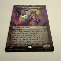 Twilight Diviner FOIL Showcase 315 Lorwyn Eclipsed ECL MTG Rare Unplayed Mint NM - Image 4