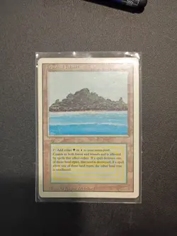 Magic the Gathering Tropical Island Land Revised Edition - Image 1