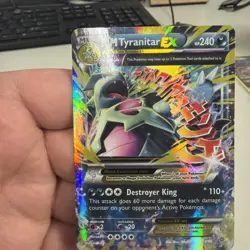 🐲 M Tyranitar EX Full Art 43/98 XY Ancient Origins Pokemon Card 💥 - Image 2