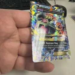 🐲 M Tyranitar EX Full Art 43/98 XY Ancient Origins Pokemon Card 💥 - Image 3