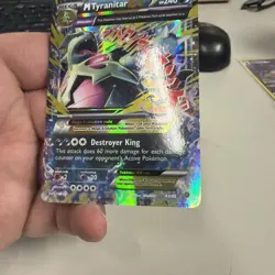 🐲 M Tyranitar EX Full Art 43/98 XY Ancient Origins Pokemon Card 💥 - Image 4