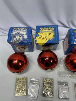 POKEMON 23K Gold-Plated PIKACHU Trading Card Limited Edition Box Lot - Image 3