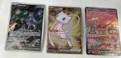 Pokemon 151 Collection UPC Sealed New Mewtwo Promo Set 052 053 205/165 Metal Mew - Image 1