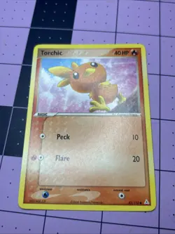 Pokemon TCG Torchic 83/110 EX Holon Phantoms Non-Holo Card LP Condition - Image 1