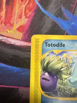 Pokemon TCG Expedition Base Set Totodile 134/165 Regular Card eReader - Image 2