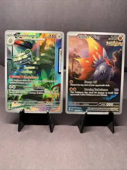 Pokemon Paradox Rift 2 Card Lot Illustration Rare Ferrothorn Slither Wing NM/M - Image 1