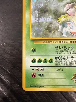 1999 Japanese Pokemon #3 Erika's Venusaur Challenge From The Darkness Swirl - Image 2