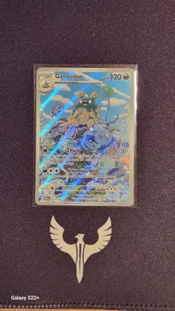 Pokemon TCG Garbodor #204/182 Sv04: Paradox Rift Pulled And Sleeved NM - Image 1