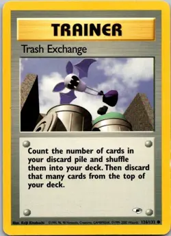 Gym Heroes #126/132 Trash Exchange Pokemon Moderately Played - Image 1