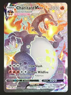 Pokemon Charizard VMAX SV107/SV122 Shining Fates Shiny Vault Holo Full Art NM - Image 1