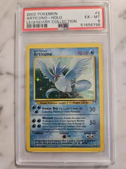 Pokemon 2002 Legendary Collection #2 Articuno-Holo PSA 6 - Image 1