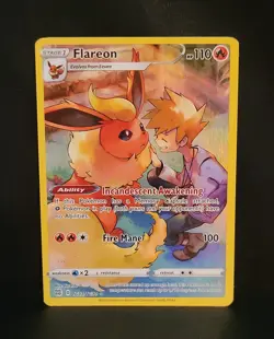 Pokemon: Flareon TG01/TG30 SWSH09 - Brilliant Stars Trainer Gallery - Image 1