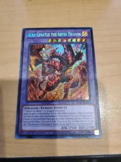 Yugioh! NM Alba-Lenatus the Abyss Dragon - DIFO-EN035 - Secret Rare - 1st Editio - Image 1