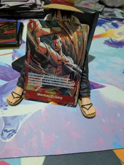 Monkey D. Garp Alt Art OP13-016 R Carrying on His Will ONE PIECE TCG NM English - Image 1