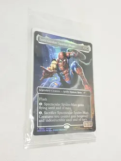 Marvel Legends Spectacular Spider-Man Exclusive Magic: The Gathering Foil Card - Image 2