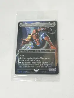 Marvel Legends Spectacular Spider-Man Exclusive Magic: The Gathering Foil Card - Image 5