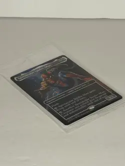 MARVEL LEGENDS MAGIC THE GATHERING SPECTACULAR SPIDER-MAN BATTLE DAMAGE CARD - Image 2