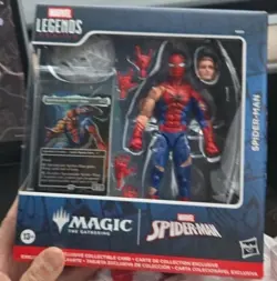 Marvel Legends MTG Spectacular Spider-Man Battle-Damaged SEALED CARD ONLY - Image 1