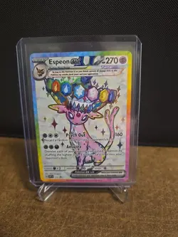 Espeon ex 175 SVP Black Star Promo Prismatic Evolutions Figure Coll. Pokemon NM - Image 1