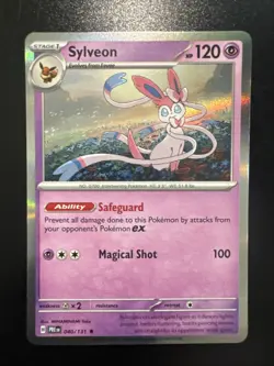 Pokemon TCG Sylveon 040/131 Prismatic Evolutions Masterball Holo Card - Image 1
