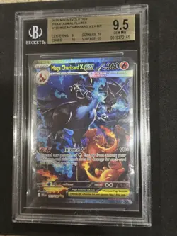 Mega Charizard EX SIR 125/094 (English) Phantasmal Flames Pokemon TCG BGS 9.5 - Image 1