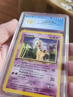 (POP 7) CGC 10 Pristine 1st Edition Girafarig 2000 Pokemon Neo Genesis 58/111 - Image 2
