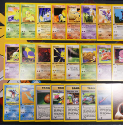 LP/MP (1st edition) COMPLETE Pokemon NEO GENESIS Set 41-Card COMMON First ed - Image 2