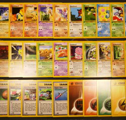 LP/MP (1st edition) COMPLETE Pokemon NEO GENESIS Set 41-Card COMMON First ed - Image 3
