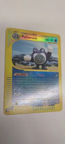 Pokemon TCG Poliwrath 60/165 Expedition Reverse Holo Rare NM - Image 2