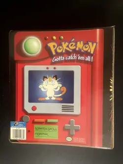 Pokemon Wizards Of The Coast WOTC Vintage Pikachu Ring Binder Collection Folder - Image 2