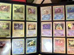 Pokemon Vintage Binder Collection Lot - Gym Heroes Almost Master Set - Read - Image 5