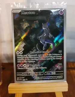 Sealed Mew Ex 053 Mewtwo 052 Promo Cards From Scarlet And Violet 151 UPC - Image 4