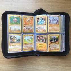 Pokemon+Yugioh Card collection binder 170+ cards Conditions Vary - Image 1
