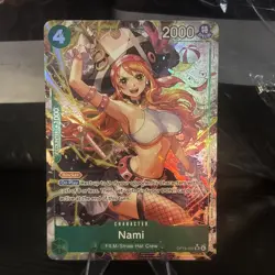 OP14 Nami OP14-031 SR Alternate Art The Azure Sea’s Seven English Card - Image 1