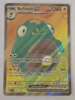 Bellibolt ex 237/193 Ultra Rare Paldea Evolved Holo Pokemon TCG & Bonus Card - Image 2