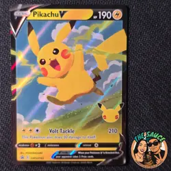 Pikachu V SWSH143 NM Promo Rare Pokemon Card NM TCG - Image 1