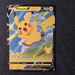 Pikachu V SWSH143 NM Promo Rare Pokemon Card NM TCG - Image 2