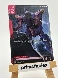 Gundam Card - Messer (Type-F Naked) (Commander Type) - ST08-003 C+ - Image 1
