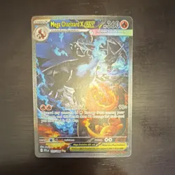 Pokemon Mega Charizard X EX Holo Card Lot (2) PLB Set English TCG - Image 1