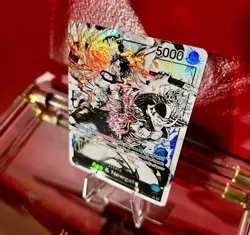 One Piece TCG Ace & Newgate Alt Art Parallel ST22-001 Vista & Decalvan Bros NEW - Image 1