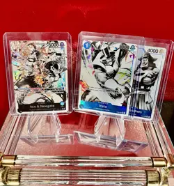 One Piece TCG Ace & Newgate Alt Art Parallel ST22-001 Vista & Decalvan Bros NEW - Image 5